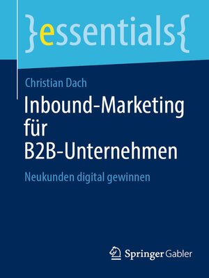 cover image of Inbound-Marketing für B2B-Unternehmen